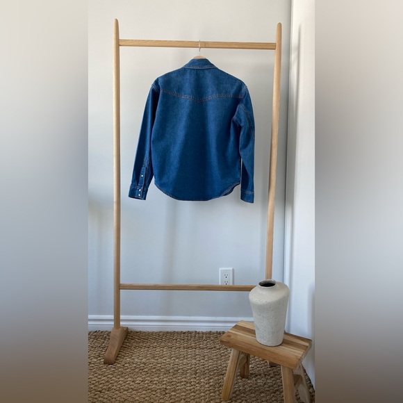 Wilfred Free Denim Shirt - Picture 2 of 5